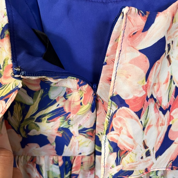 J.Crew Printed Floral Empire Waist Dress - Picture 5 of 8